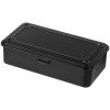 Deskium Steel Storage Box With Hinged Lid, Metal Organizer For Stamps, Pens, Office Supplies, Scrapbook Tools, Rectangular Storage Case For Fittings And Accessories view 4