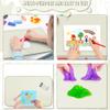 Silicone Art Mat for Crafts, 24" x 16" Painting Mat for Kids with Raised Sides to Stay Tidy, Paint Craft Mats for Clay, Resin, Slime, Jewelry-Making & Crafts Creation (White) view 2