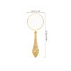 COSMEVIVI 2pcs Magnifying Glass for Reading - Handheld Jewelry Magnifier with Metal Handle Portable Magnifying Lens for Book Newspaper Science Class Observation view 2
