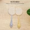 COSMEVIVI 2pcs Magnifying Glass for Reading - Handheld Jewelry Magnifier with Metal Handle Portable Magnifying Lens for Book Newspaper Science Class Observation view 4