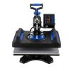Hot Press Heat Press Machine 12 X 15 Inch 5 in 1 Heat Press Sublimation Machine Automatic 360 Rotation Swing Away Dual-Tube Heating Thermal Printer (Color : Color A) (Colo view 1