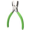A1DFDFGOQSFG Pliers Tools Pliers Flat Nose Pliers 5.3" Flat Nose Pliers with Plastic Jaw White Carbon Steel Heavy Duty view 1