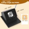 2.48''x2.48''Square Paper Punch,Heavy-Duty Square Hole Punch, Die Cutter for Paper, Photos DIY Handicrafts view 2