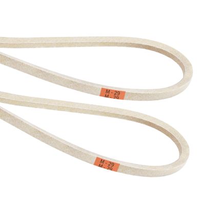 FOCMKEAS 2 Pcs M29 Industrial Sewing Machine Belt Inner Perimeter 29 inch Rubber Triangle V-Belt Treadle Sewing Machine Replacement Belts for Drive Systems in Textile, Printing Equipment Industries