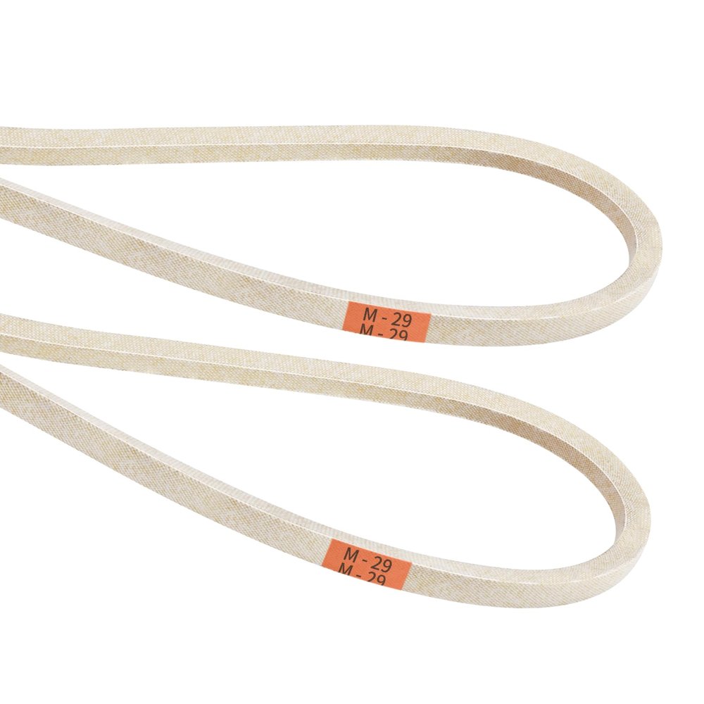 FOCMKEAS 2 Pcs M29 Industrial Sewing Machine Belt Inner Perimeter 29 inch Rubber Triangle V-Belt Treadle Sewing Machine Replacement Belts for Drive Systems in Textile, Printing Equipment Industries