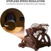 SXXZYAZJ Spinning Wheel for Yarn Making, 800RPM Electric Spinning Wheel for Wool, Electric Spinning Wheel with Adjustable Speed & Forward/Reverse, Mini Wool Winder for Wool, Silk-Purple||Countless view 4