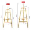 Easel Stand for Wedding, 150cm Tall Wooden A-Frame Display Easel Portable Art Easel - Folding Easel for Painting and Ske (Blue 150cm) view 2