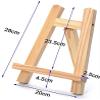 Multi-Function Easel Wooden Mini Sketch Display Shelf Professional Easel Place Whilst Painting Table Plans Ideal Inspire view 2