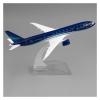 Display Scale Aircraft 16cm 1/400 for Azerbaijan Airlines Boeing B787 Aircraft Die-cast Metal Static Scale Plane Model Suitable for Gift Giving view 3