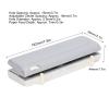 AMAKO 6 Hole Paper Puncher Adjustable Center Spacing 10 Sheet Capacity Gray Loose Leaf Paper Punch with Positioning Ruler for A4 A5 B5 A6 A7 Paper Sizes view 4
