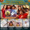 Dispowreath 10 Sets 8" x 10" Halloween Pre Drawn Canvas to Paint Gifts Sets Pumpkin Pre Printed Canvas with Greeting Cards Outline Panels Bulk for Beginners DIY Craft Project Party Favor Home Decors view 4
