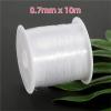 Bracelet String 8pcs 0.2-1mm Nylon String Crystal Beading Cord Thread for DIY Craft Jewelry Making Supplies Bracelet for Bracelets(0.7mm x 10m) view 2