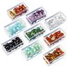 100 pack of Clear Acrylic Gem Display Jars 2" x 1" x 6/8" Sturdy Rectangular Gemstone Containers for Jewelry, Beads, Crystals Pack of 100 view 3