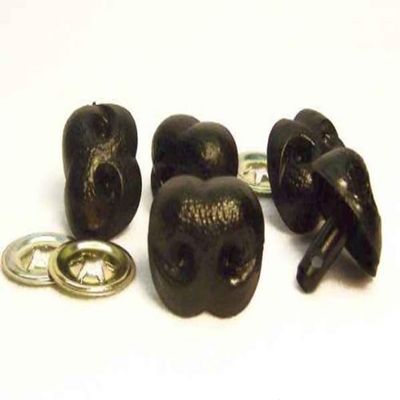 Sassy Bears 15mm Black Bear Safety Noses (10 noses) for Bears Dolls Puppets Crafts