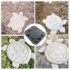 ESiiFuu Concrete Molds DIY Unique Turtle Shape Stepping Stone Molds Reusable Personalized Garden Decor Tortoise Pavement Mold for Pathway Turtle Stepping Stones view 4
