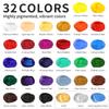 ARTALLY 66-Piece Acrylic Painting Kit with Desktop Easel,32 Colors Acrylic Paint Set(22ML), Paint Brush Set & Case, Brush Basin, Complete Art Supplies Painting Set for Adults, Artists, Beginners view 4