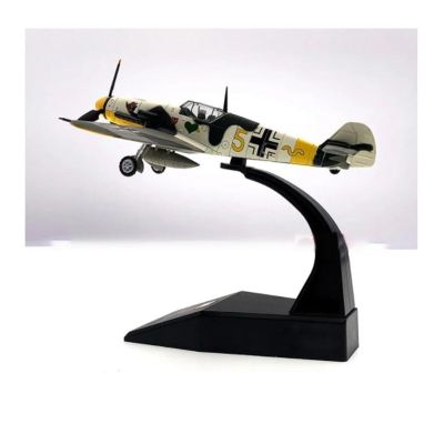 Display Scale Aircraft 1/72 for German Fighter Thunder Bomber BF109F-4 Diecast Alloy Military Aircraft Model Suitable for Gift Giving