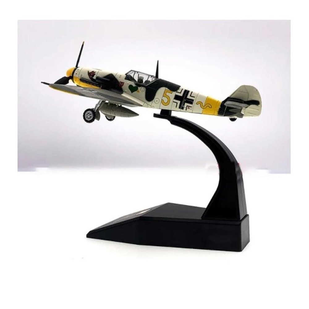 Display Scale Aircraft 1/72 for German Fighter Thunder Bomber BF109F-4 Diecast Alloy Military Aircraft Model Suitable for Gift Giving