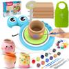 Pottery Wheel for Kids with 3 Clay Kits & Painting Supplies, Complete Arts and Crafts for Kids Ages 8-12, Mini Pottery Studio Toys for Ages 8-13, Ideal Christmas Birthday Gift for Grandkids Boys Girls view 1
