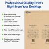 Avery Printable Rounded Rectangle Foldover Tags, Sure Feed Technology, 1-1/2" x 2-1/8", Matte Kraft Brown Cardstock, Print-to-The-Edge, Laser/Inkjet Printable, 80 Total view 2