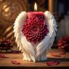 DIMITU Flower Wing Candle Mould Silicone Molds Ornament Castings Molds Handmade Plasters Moulds Craft Supplies view 2