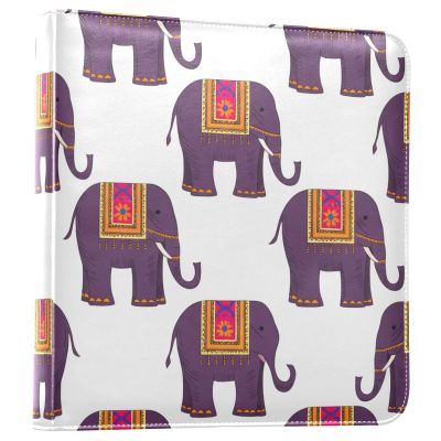 YANENDIE Photo Album Self Adhesive 2x3 4x6 5x7 6x8 Pictures, Colorful Blanket Elephants Scrapbook Album DIY Scrap Book 40 Sticky Pages for Family Travel Wedding Baby