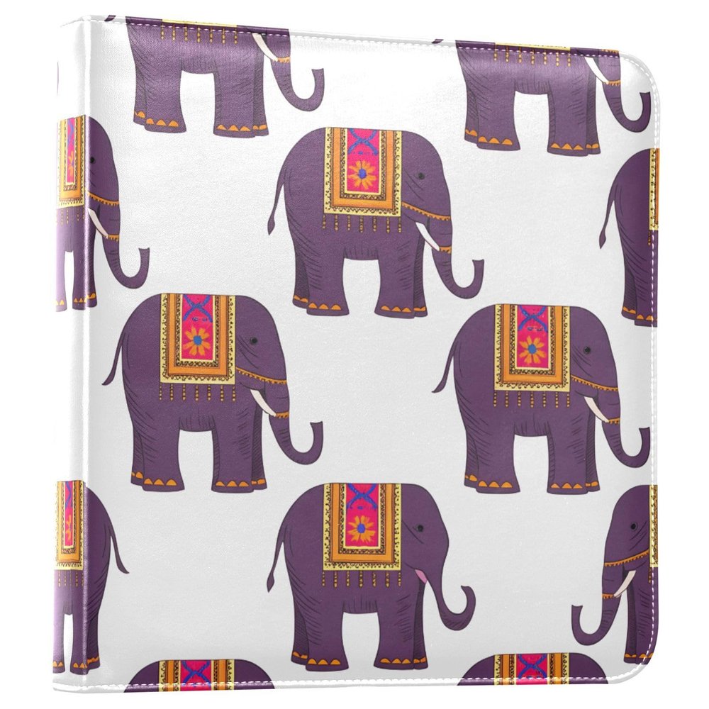 YANENDIE Photo Album Self Adhesive 2x3 4x6 5x7 6x8 Pictures, Colorful Blanket Elephants Scrapbook Album DIY Scrap Book 40 Sticky Pages for Family Travel Wedding Baby