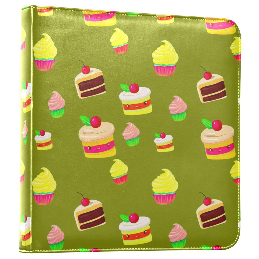 YANENDIE Photo Album Self Adhesive 2x3 4x6 5x7 6x8 Pictures, Cute Cakes Scrapbook Album DIY Scrap Book 40 Sticky Pages for Family Travel Wedding Baby