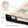 YANENDIE Photo Album Self Adhesive 2x3 4x6 5x7 6x8 Pictures, Striped Colorful Bows Scrapbook Album DIY Scrap Book 40 Sticky Pages for Family Travel Wedding Baby view 4