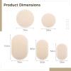 Kronabelle Crochet, Weaving Crafts, 5 Sizes, Round & Oval Bases, 5 Pcs Wooden Basket Bottom, Pre-Drilled Holes, Smooth, 2 Mm Thick Wooden Board, DIY Storage Baskets view 3