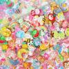 FULUSODO 120 Pcs Embellishments Cute Set, Flat Back Bulk Mixed Resin Set Ornament Scrapbooking view 1