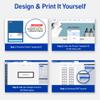 Avery Printable Rounded Corner Postcards with Sure Feed Technology, Pre-Printed Gold Lace Trim Pattern, Matte White, 4.25" x 5.5", Laser & Inkjet Compatible, 20 Total view 4