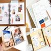 Blank Scrapbook Album Hardcover DIY Photo Memory 80 Pages Travel Family Keepsake Handmade Journals (Oatmeal) view 2