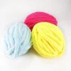 250g Thick Ice Strip Yarn Blanket - Hand-Knitted Chenille Cushion for Pets, DIY Thread for Scarves and Hats, Soft Extra Thick Wool Ball(Fresh Blue) view 3