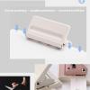 Mushroom Hole Punch, Compact 4 Hole Puncher with Precise 6.3x8.2mm Holes for Discbound Notebooks and Planners White 12x7x7cm view 3