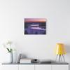 Amethyst Frost Wisconsin Frozen Lakes Glinting with Violet Twilight Hues | Made in USA | 24 * 18 Inch Matte Canvas Wall Art view 3