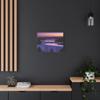 Amethyst Frost Wisconsin Frozen Lakes Glinting with Violet Twilight Hues | Made in USA | 24 * 18 Inch Matte Canvas Wall Art view 4