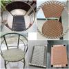 Czsycdsf 8mm Flat Plastic Rattan Strip for Outdoor Furniture, PE Synthetic Rattan Wicker Weaving Repair Material Wicker Furniture Repair Supplies for Garden Chair Storage Baskets Crafts, 500g (60m) view 2