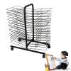 Art Drying Rack,Double-Sided 30-Layer Art Drying Rack Easel - Space-Saving Educational Tool for Home & Art School, Ideal for Oil Painting & Craft Projects view 1