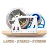 Hand-Cranked Wool Carding Machine, Wool Felt Drum Carder with Hand Crank, Fast Color Mixing, Combing, Spinning, Remove Fiber impurities, for DIY Wool Felt, Handicraft Enthusiasts view 2