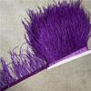 10 Yard Ostrich Feather Trim Fringe Feather Ribbon 10-15 CM/4-6 Inch Sewing Crafts Clothing Decoration Purple 5 Yards view 1
