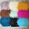 10 Yard Ostrich Feather Trim Fringe Feather Ribbon 10-15 CM/4-6 Inch Sewing Crafts Clothing Decoration Purple 5 Yards view 2