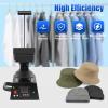 Heat Press M-achine,Digital Label Single Heat Press Machine Clothing Logo Printing with LCD Screen,110V Small Digital Label Heat Press Machine Clothing,for Arts, Crafts & Sewing in Heat Press Machines view 2