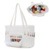 SUKUTU Corduroy Crochet Bag Large Portable Yarn Storage Bag Organize Yarn Crochet Hooks Knitting Bag Yarn Holder for Crochet Lovers view 1