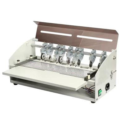 3-in-1 Electric Creasing Machine - 18" (460mm) Paper Creaser, Scorer & Perforator with Ruler - Ideal for Card Making, Invitations, Tickets & Book Covers
