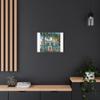 A Colorful Colonial House in Connecticut's Historic Districts - Made in USA - 24 * 18 Inch Matte Canvas Wall Art view 4