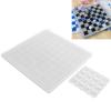 Grcfumo 2Pcs Chess Mold, Transparent Silicone Casting Checkers Board Set, Tabletop Board Game Silicone Mold for DIY International Chess view 4