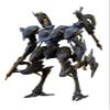 Kotobukiya Armored Core SCHNEIDER NACHTREIHER/40E Steel Haze, Total Height Approx. 10.6 inches (270 mm), Non-Scale Plastic Model view 1