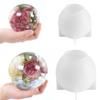 2 Pcs Silicone Molds for Resin, Large Ball Globe Molds, 3D Seamless Sphere Epoxy Casting Molds for DIY Crafting view 1