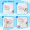 Lever Action Craft Punch, Circle & Flower Shape Paper Puncher for DIY Scrapbooking, Cards & Crafts view 3